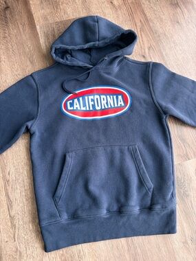 State of Mind California Navy Hoodie Sz.S